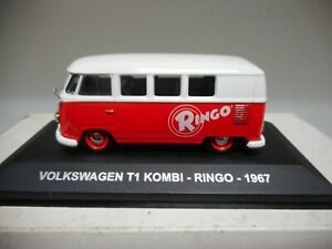 【送料無料】模型車 モデルカー フォルクスワーゲントランスポーターコンビリンゴイーグルモスvolkswagen t1 transporter kombi ringo 1967 eaglemoss ixo 143