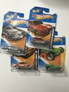 【送料無料】模型車 モデルカー ホットホイールカードロットhotwheels old school cards lot of 4 must see