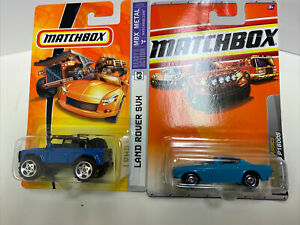 【送料無料】模型車 モデルカー ブランドマッチボックスロットランドローバーボルボbrand matchboxlot of 2land rover svx63, 1967 volvo p1800s