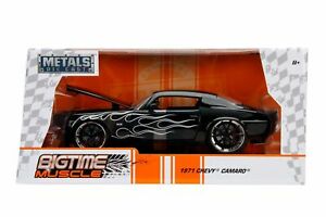 【送料無料】模型車 モデルカー ジェイダトイズビッグタイムマッスルシェビーカマロブラック｜hokushin