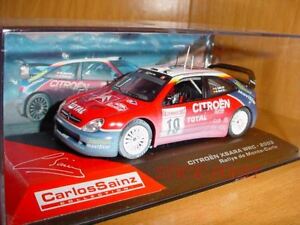 【送料無料】模型車 モデルカー シトロエンクサラカルロスサインツモンテカルロcitroen xsara wrc carlos sainz 143 montecarlo 200319