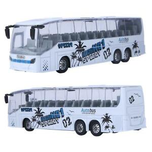 【送料無料】模型車 モデルカー シミュレーショントランジットバスモデルプルバックバス