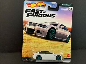 【送料無料】模型車 モデルカー ホットホイールホワイトhot wheels bmw m3 e46 white fast and furious gbw75956k 164