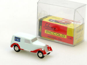 【送料無料】模型車 モデルカー シューコピッコメルセデスボックスデビットschuco 77351 piccolo mercedes mb 170 v box w 136 debitel ovp 13040539