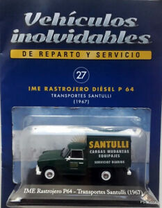 【送料無料】模型車 モデルカー ラストロジェロサントゥリミニカーサービスカーマガジンime rastrojero p64 santulli 1967 diecast car 143 service cars arg magazine