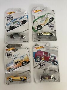 【送料無料】模型車 モデルカー ロットホットホイールラリーウッズチェックデスクリップ2019 lot 4 hot wheels larry woods 50th anniversary chekc the pic and descrip