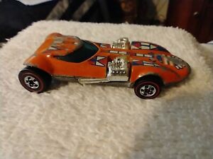 【送料無料】模型車 モデルカー ヴィンテージレッドラインホットホイールツインミルオレンジデカールvintage 1968 redline hot wheels twin mill orange with decals