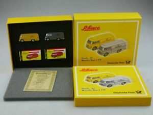 【送料無料】模型車 モデルカー シューコピッコメルセデスベンツドイツポストボックスschuco piccolo mercedes benz l319 deutsche bundespost post 006731 box 113104|hokushin