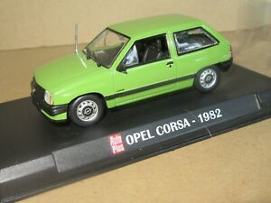 【送料無料】模型車 モデルカー オートプラスオペルコルサグリーンボックス530o auto plus opel corsa 1982 green 143 box|hokushin