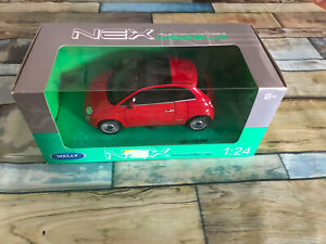 【送料無料】模型車 モデルカー ミニチュアカーフィアットウェルリーminiature car fiat 500 2007 welly 124