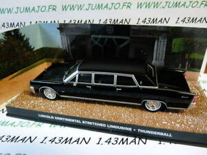 【送料無料】模型車 モデルカー アルタヤジェームズボンドリンカーンコンチネンタルリムジンjb119e car 143 ixo altaya 007 james bond lincoln continental limousine｜hokushin