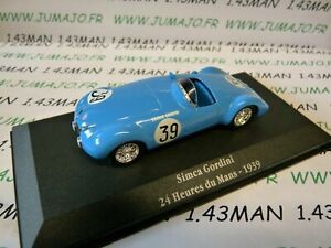 【送料無料】模型車 モデルカー サガゴルディニアトラスエリゴールシムカゴルディニマンgor19t car saga gordini atlas eligor simca gordini 24h mans 1939 39