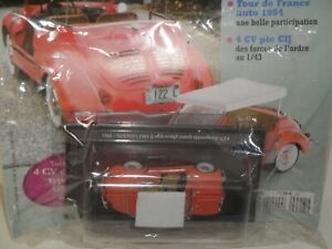 【送料無料】模型車 モデルカー ルノーデカポタブルタイプハシェットエリゴールrenault 4cv decapotable type r1062 ghia jolly 1961 143 hachette eligor