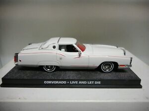 【送料無料】模型車 モデルカー キャデラックコルヴォラードジェームスボンドcadillac corvorado live and let die james bond 007 ixo 143