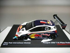 【送料無料】模型車 モデルカー プジョーパイクピークラリーヒルクライムローブデアゴスティーニpeugeot 208 t16 pikes peak rally 2013 hillclimb s loeb deagostini ixo 143