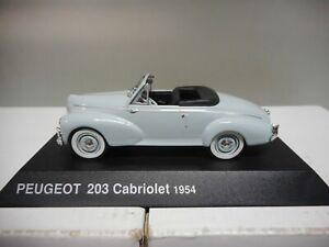 【送料無料】模型車 モデルカー プジョーカブリオレハシェットpeugeot 203 cabriolet 1954 hachette 143