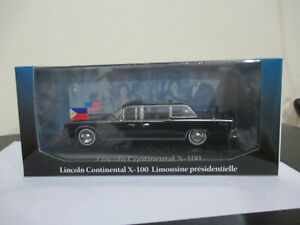 【送料無料】模型車 モデルカー リンカーンリムジンアトラスノレフlincoln continental x100 presidential limousine car 143 atlas norev