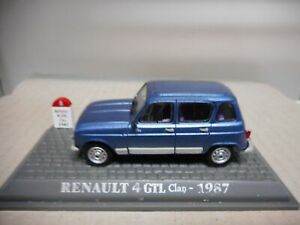 【送料無料】模型車 モデルカー ルノークランハシェットrenault 4l gtl clan 1987 143 hachette