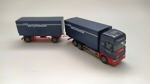 【送料無料】模型車 モデルカー ヘルパトラックスカニアキャリアワーム