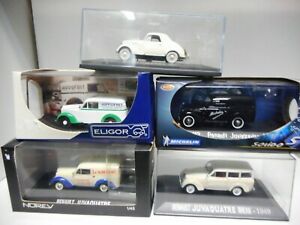 【送料無料】模型車 モデルカー ルノージュバクアトルクーペブレークヴァッシュクイリットヒポフリットミシュランソリゴrenault juvaquatre coupe break the vache qui rit hippofrit michelin solido 143