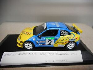 【送料無料】模型車 モデルカー ルノーメガーヌマキシラリーカンタブリアボックスクライメントrenault megane maxi rally cantabria box 1998 climent 143 usedsee photos