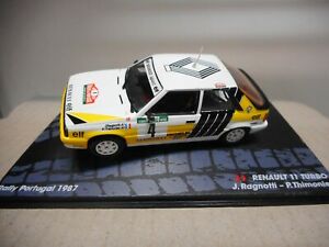 【送料無料】模型車 モデルカー ルノーターボラリーポルトガルラグロッティrenault 11 turbo rally portugal 1987 ragnotti plinth defectivesee photos 143