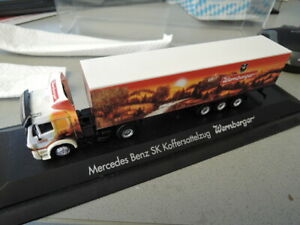 【送料無料】模型車 モデルカー ヘルパメルセデスベンツスーツケースボックスウェルンバーガーherpa mercedes benz sk suitcase articulated wernberger in pc box s1