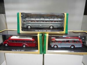 【送料無料】模型車 モデルカー ヴァンフールボルボアトラスバスコレクションvan hool 306, volvo b375, b616 172 atlas bus collection