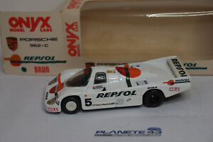 【送料無料】模型車 モデルカー ポルシェレプソルルマンonyx porsche 962c 5 brown repsol le mans 1988 143