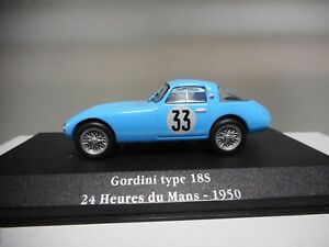 【送料無料】模型車 モデルカー ゴルディニタイプルマンサガゴルディニアトラスイソgordini type 18s 24 hours le mans 1950 saga gordini atlas ixo 143
