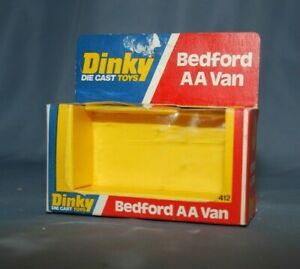 【送料無料】模型車 モデルカー ディンキーベッドフォードnb empty box dinky toys bedford aa van n 412