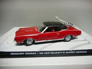 【送料無料】模型車 モデルカー サービスクーガージェームズボンドmercury cougar on her majestys secret service die james bond 007 ixo 143