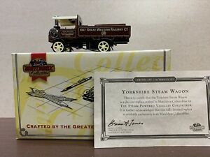【送料無料】模型車 モデルカー ヨークシャースチームワゴンマッチボックスモデルmatchbox models of yesteryear yas 11 yorkshire steam wagon 1917