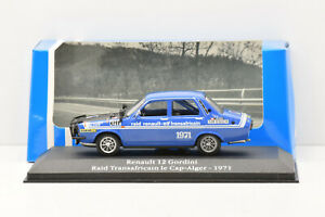 【送料無料】模型車 モデルカー ルノーゴルディニケープアルガーイキソアトラスボックスrenault 12 gordini raid cape alger 1971 ixo 143 in box for atlas