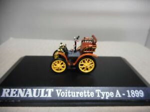 【送料無料】模型車 モデルカー ルノーヴォイトゥレットハシェットrenault voiturette type 1899 hachette 143｜hokushin