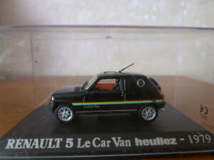 【送料無料】模型車 モデルカー ルノーラックファンヒューレスrenault 5 the rac van heullez 1979 143