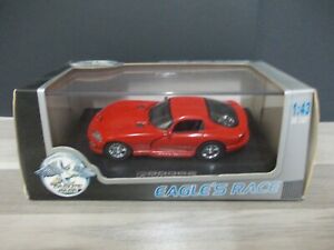 【送料無料】模型車 モデルカー イーグルズレースダッジバイパークーペレッドeagles race 143 dodge viper coupe rt10 red｜hokushin