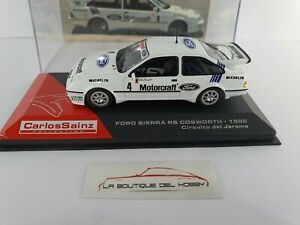 【送料無料】模型車 モデルカー フォードシエラコスワースサーキットジャラマサインツアルタヤスケールford sierra rs cosworth circuit jarama c sainz 1988 altaya scale 143