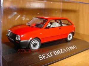 【送料無料】模型車 モデルカー シートイビサseat ibiza red red 1984 143 perfect｜hokushin