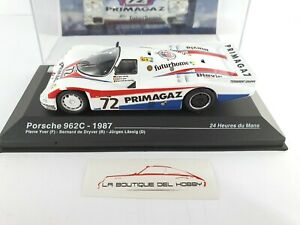 【送料無料】模型車 モデルカー ポルシェルマンイヴェルドライバーラシグアルタヤスケールporsche 962c le mans yverdryverlassig 1987 altaya scale 143