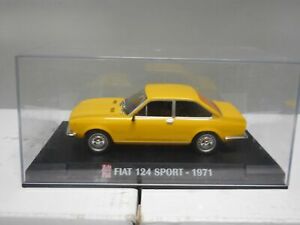 【送料無料】模型車 モデルカー フィアットスポーツイエローオートプラスfiat 124 sport 1971 yellow autoplus ixo 143