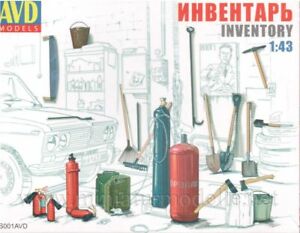 【送料無料】模型車 モデルカー ガレージパーツモデルワークショップガレージパーツ143 garage part inventary adv models s001avd workshop garage parts