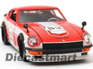 【送料無料】模型車 モデルカー ダットサンチューナーズモデロファンディドコチェ1972 datsun nissan 240z jdm tuners por jada 99100 124 modelo fundido coche 53