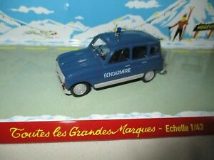 【送料無料】模型車 モデルカー ミニチュアルノーナショナルノレフminiature renault 4 l 1993 gendarmerie nationale 143 norev