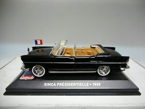 【送料無料】模型車 モデルカー シムカプレシデンティエルアルタヤイソsimca presidentielle 1959 altaya ixo 143
