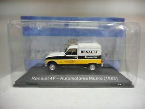 【送料無料】模型車 モデルカー ルノーモーターサポートルノーサービスアルゼンチンサルバットrenault 4f motor support renault 1982 services argentina salvat 143