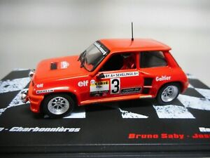【送料無料】模型車 モデルカー ルノーターボラリーリヨンシャルボニエールサビーアルタヤrenault 5 turbo rally lyoncharbonnieres 1981 b saby altaya ixo 143 11,928円
