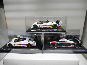 【送料無料】模型車 モデルカー プジョーヒュールデュマンプジョーpeugeot 905 24 heures du mans winner 1992 1993 peugeot 908 2007 altaya ixo 143