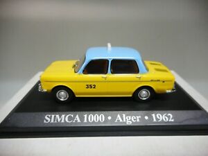 【送料無料】模型車 モデルカー シムカタクシーアルジェアルタヤハードボックスsimca 1000 taxi alger 1962 altaya ixo 143 hard box