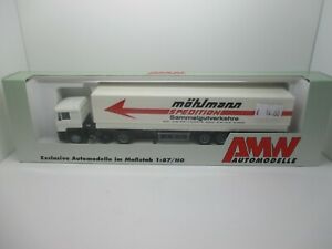 【送料無料】模型車 モデルカー アーティキュレドローリーメンスマンキャリアamwawm man articulated lorry mohlmann carrier 50460 ssk8 *